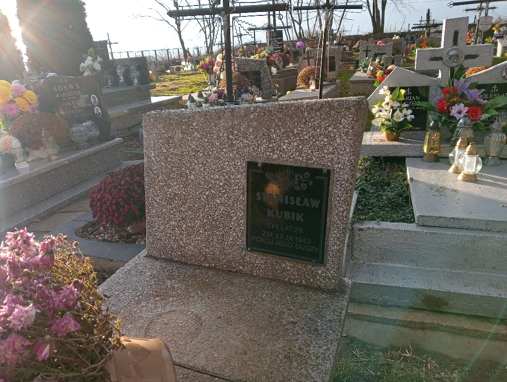 Grób Stanisław Kubik